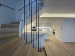 escaleras forradas con madera por pavisuelos